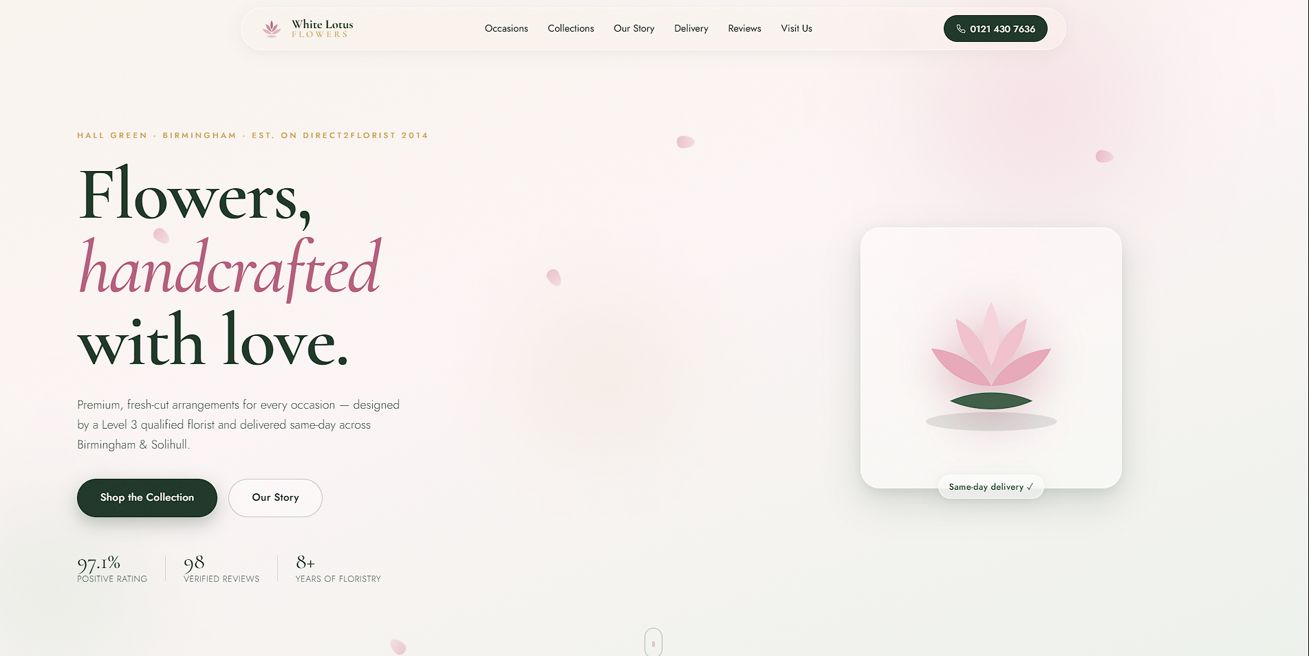White Lotus Flowers screenshot
