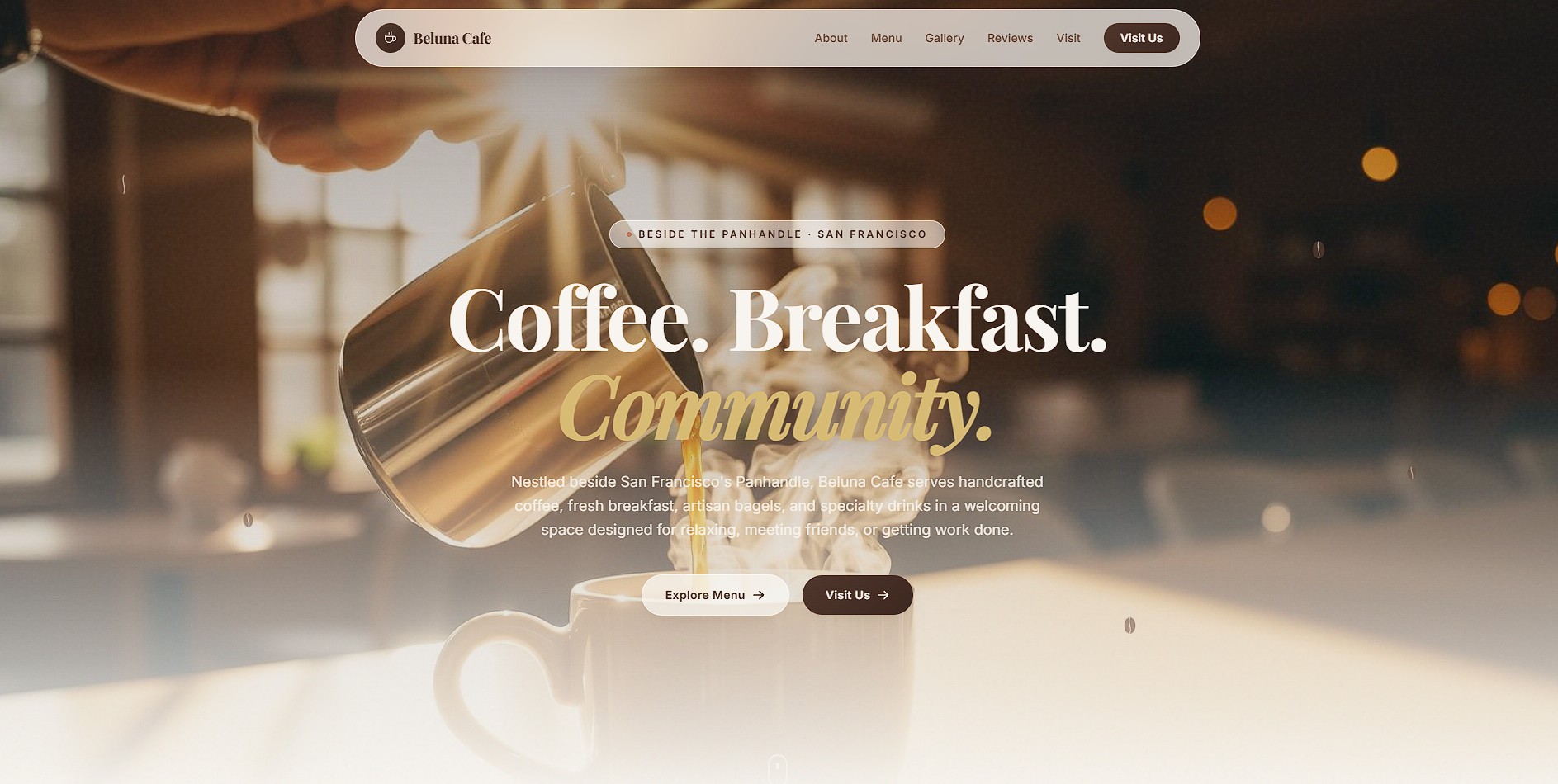Cafe Beluna screenshot